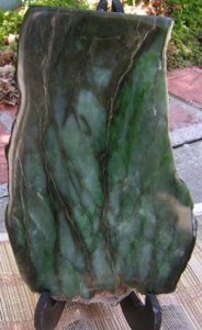 Green Big Sur Jade with Chromium and Graphite